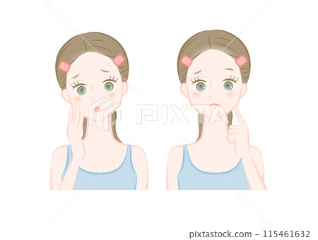 Women who care about their skin 115461632
