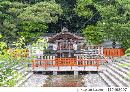 初夏的京都、下鴨神社、禦手洗神社 115462607