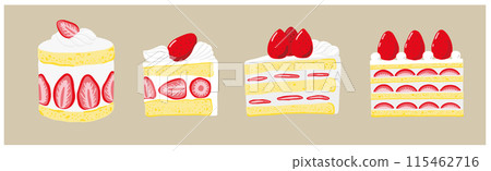 草莓酥餅插圖集 115462716