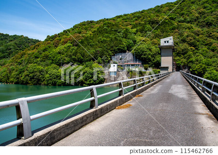 Norogawa Dam in Yasuura-cho, Kure City, Hiroshima Prefecture Norogawa Dam in Yasuura-cho, Kure City, Hiroshima Prefecture 115462766