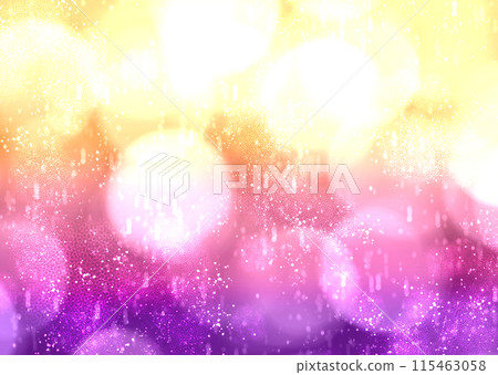 Mysterious and fantastic glittering gradient background - Wallpaper, texture, illustration material [gold, pink, purple] 115463058