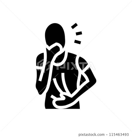 poisoning household injury accident glyph icon vector illustration 115463493