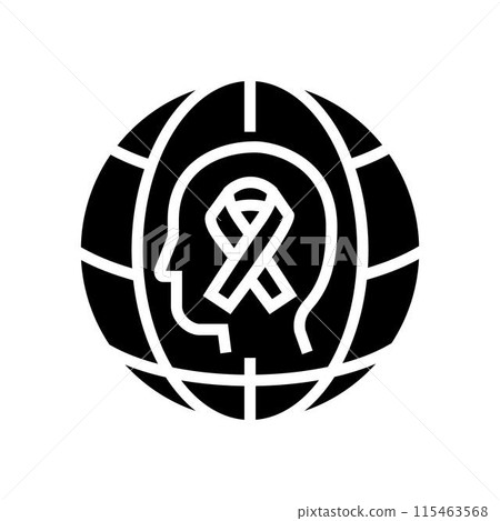 autism awareness world day glyph icon vector illustration autism awareness world day glyph icon vector illustration 115463568