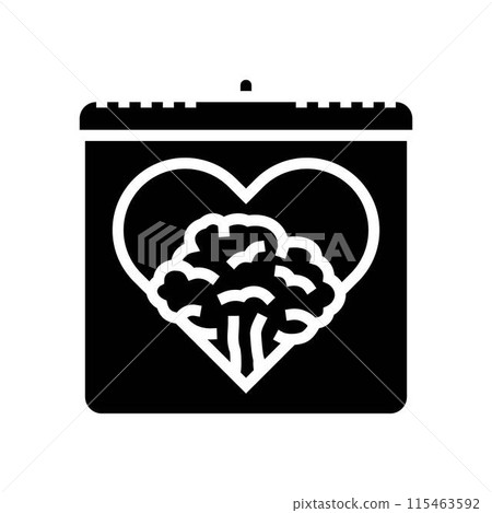 forests international day glyph icon vector illustration 115463592