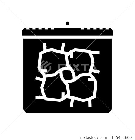 elimination of racial discrimination glyph icon vector illustration 115463609