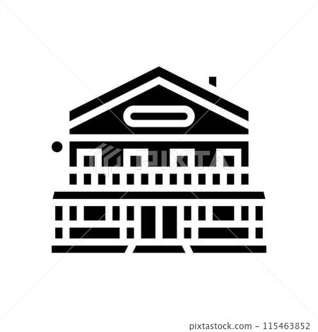 taverna street food cafe glyph icon vector illustration 115463852