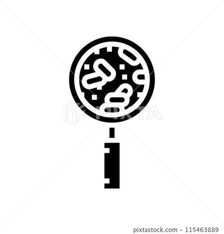 quality control wood pellets glyph icon vector illustration quality control wood pellets glyph icon vector illustration 115463889