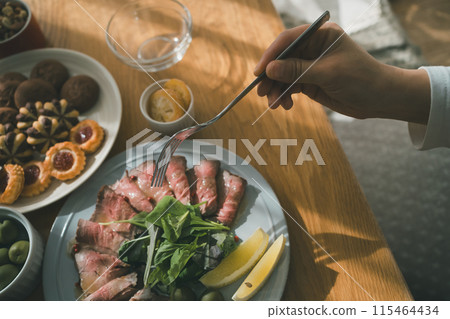 roast beef, culinary, delight 115464434