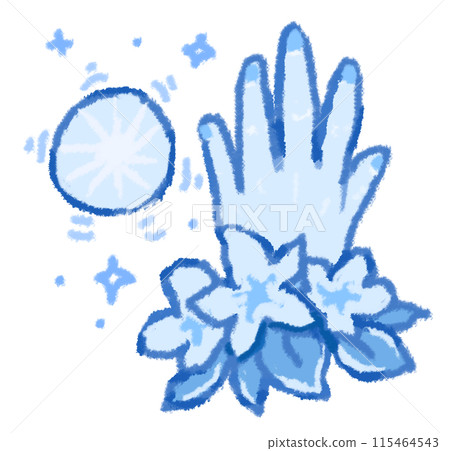 一個女人的手在耀眼的陽光下舉起 115464543