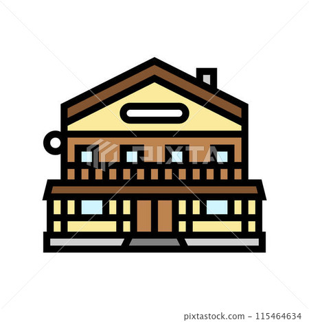taverna street food cafe color icon vector illustration 115464634