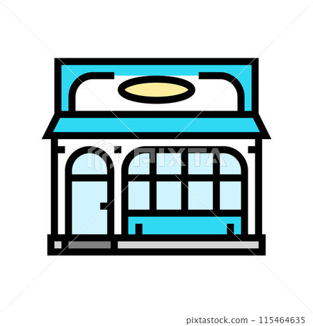 creperie street food cafe color icon vector illustration 115464635