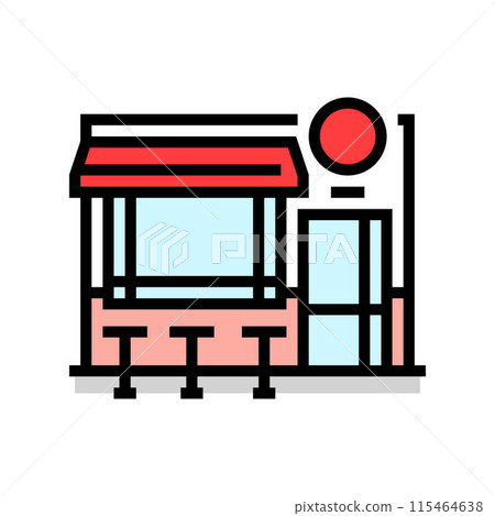 tapas bar street food cafe color icon vector illustration tapas bar street food cafe color icon vector illustration 115464638