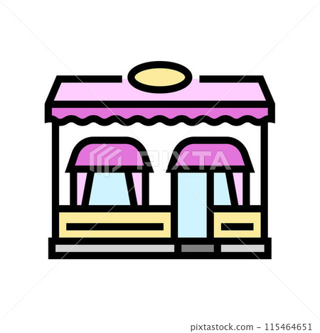 patisserie street food cafe color icon vector illustration patisserie street food cafe color icon vector illustration 115464651
