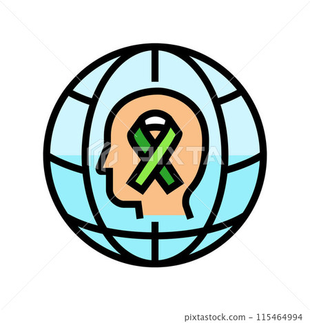 autism awareness world day color icon vector illustration 115464994
