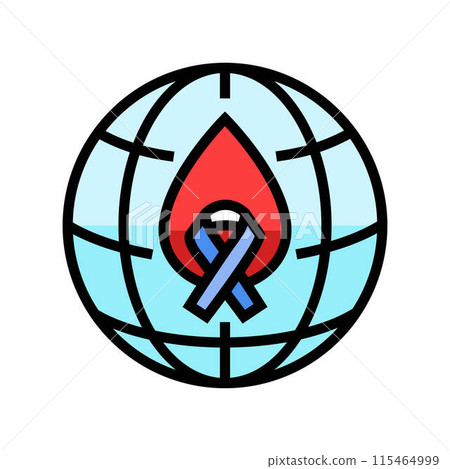 mental health world day color icon vector illustration 115464999