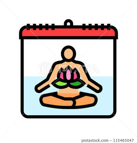 children international day color icon vector illustration 115465047