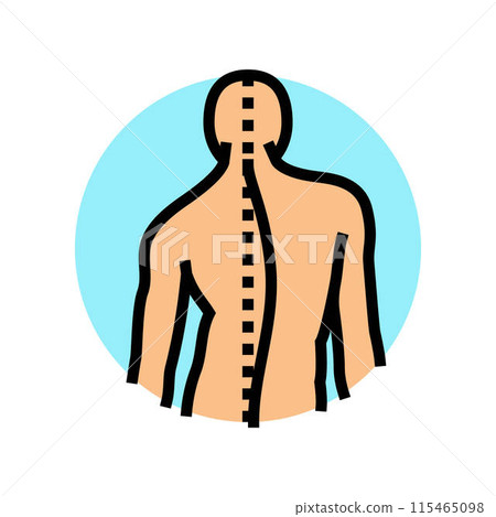 friedreichs ataxia disease color icon vector illustration friedreichs ataxia disease color icon vector illustration 115465098