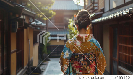 穿和服的女孩 115465140