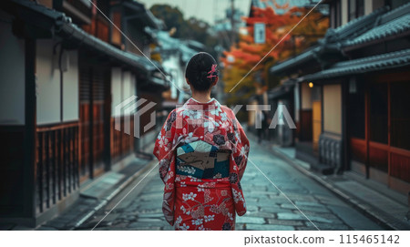 浴衣的小姐 115465142