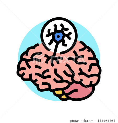 tay sachs disease color icon vector illustration 115465161