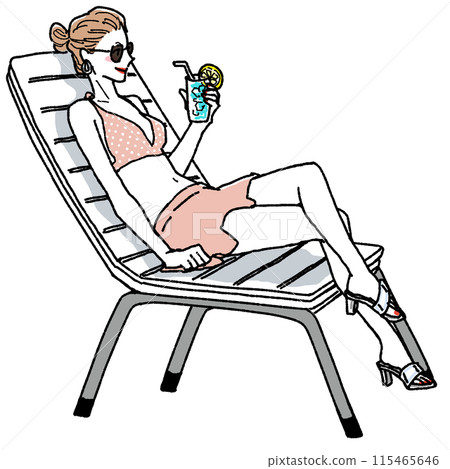 A swimsuit lady 115465646