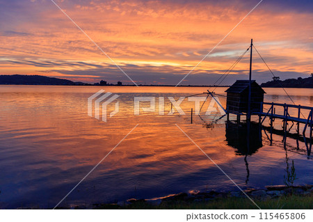 Lake Togo at dusk Lake Togo at dusk 115465806
