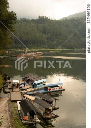 boats floating on river 115466106