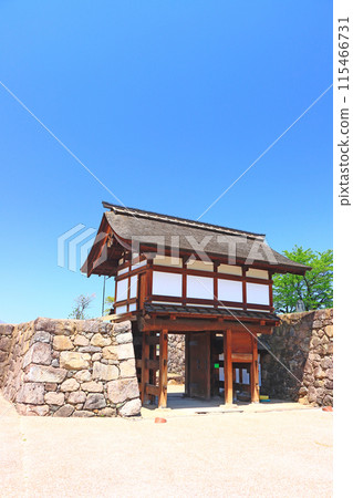長野縣長野市松代城北角樓門風景 長野縣長野市松代城北角樓門風景 115466731