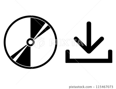 Disk installation icon 115467073
