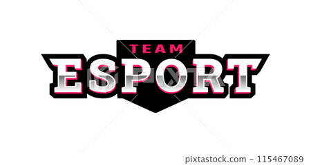 E-sport logo, emblem. E-sport logo, emblem. 115467089