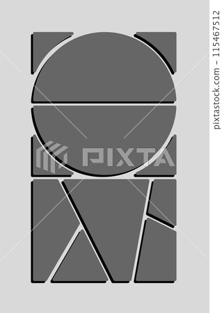 Template collage of seven frames, images, photos Template collage of seven frames, images, photos 115467512