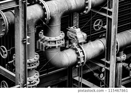 Plant plumbing and valves 115467861