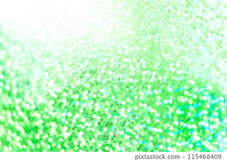 Glitter / fresh green background material 115468409