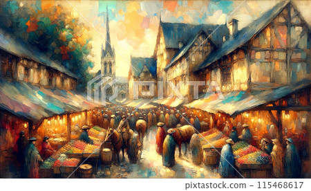 Medieval Market 115468617