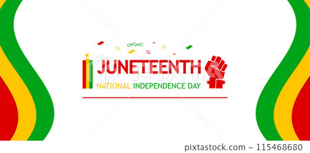 Juneteenth Honoring Independence with Stunning Design 115468680