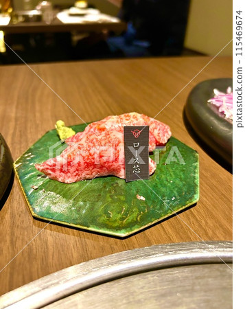 Wagyu beef sushi 115469674