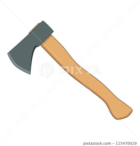 axe color vector illustration 115470029