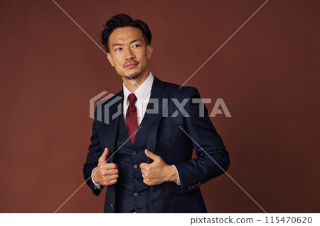 Businessman wearing a suit Businessman wearing a suit 115470620