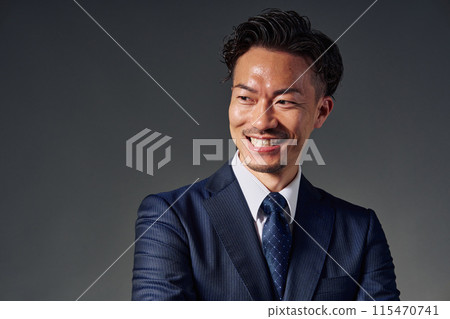 Businessman wearing a suit Businessman wearing a suit 115470741