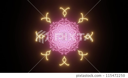 Mandala Mandala Light Art 115472250