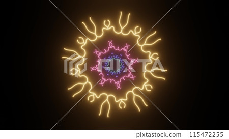 Mandala Mandala Light Art Mandala Mandala Light Art 115472255