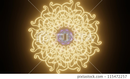 Mandala Mandala Light Art Mandala Mandala Light Art 115472257