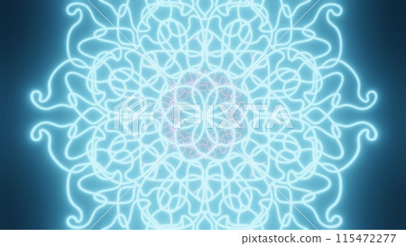 Mandala Mandala Light Art Mandala Mandala Light Art 115472277