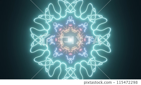 Mandala Mandala Light Art Mandala Mandala Light Art 115472298