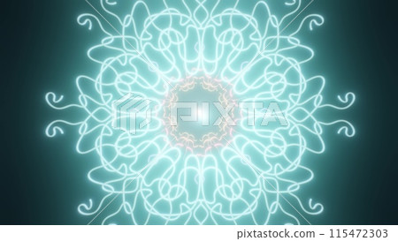 Mandala Mandala Light Art 115472303
