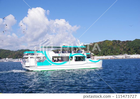 Scenery of Iwate - Jodogahama sightseeing boat Miyako Uminekomaru Scenery of Iwate - Jodogahama sightseeing boat Miyako Uminekomaru 115473727