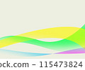 Abstract background with colorful curves 115473824