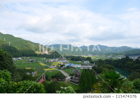 三重縣松阪市_茶倉展望台南面景觀2_2023年8月 三重縣松阪市_茶倉展望台南面景觀2_2023年8月 115474376