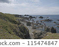 The cliffs and sea of Nyudozaki, Akita Prefecture 115474847