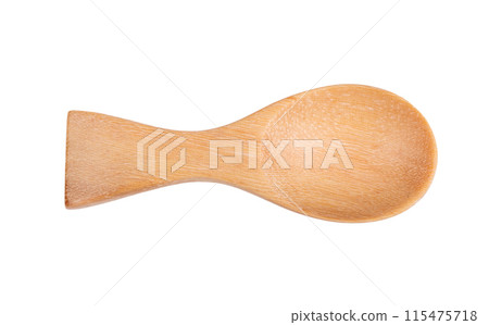 wood spoon isolated on white background 115475718